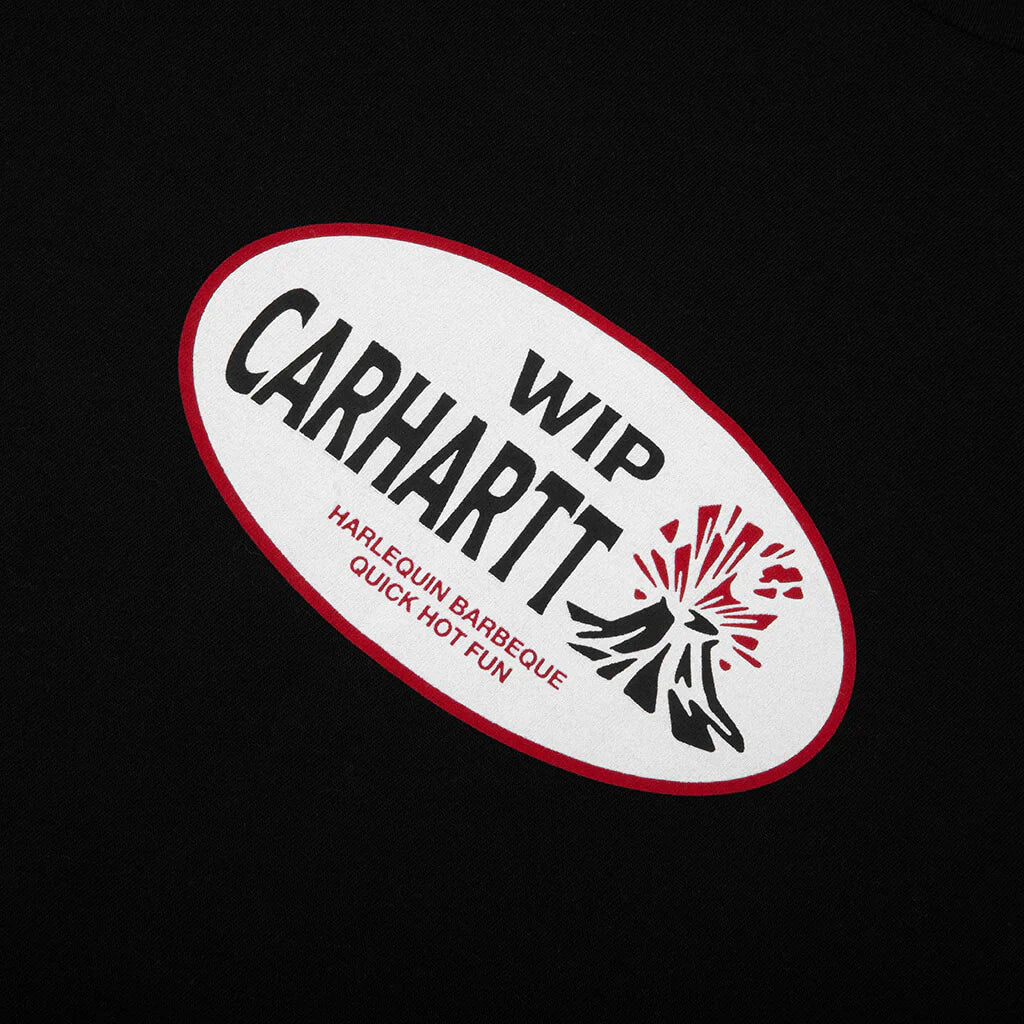 S S Harlequin BBQ T Shirt Black