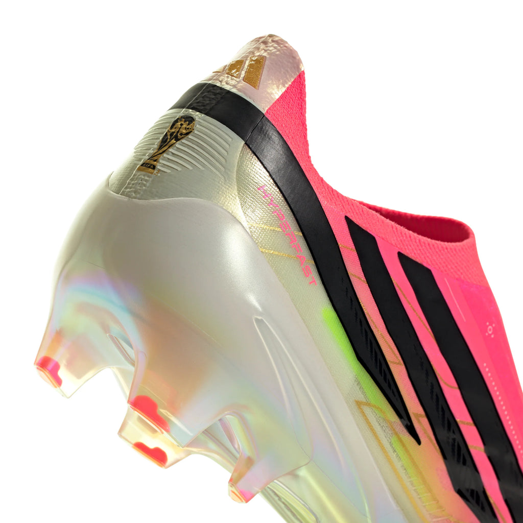 adidas F50 Hyperfast Elite Laceless Firm Ground Mens Soccer Cleats Turquesa Black Gold