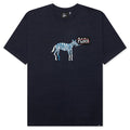 No Parra Ever T Shirt Navy Blue