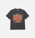 Honor Club Mens Short Sleeve Shirt Grey Orange