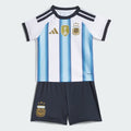adidas Argentina Home Baby Soccer Mini Kit 26 White Blue