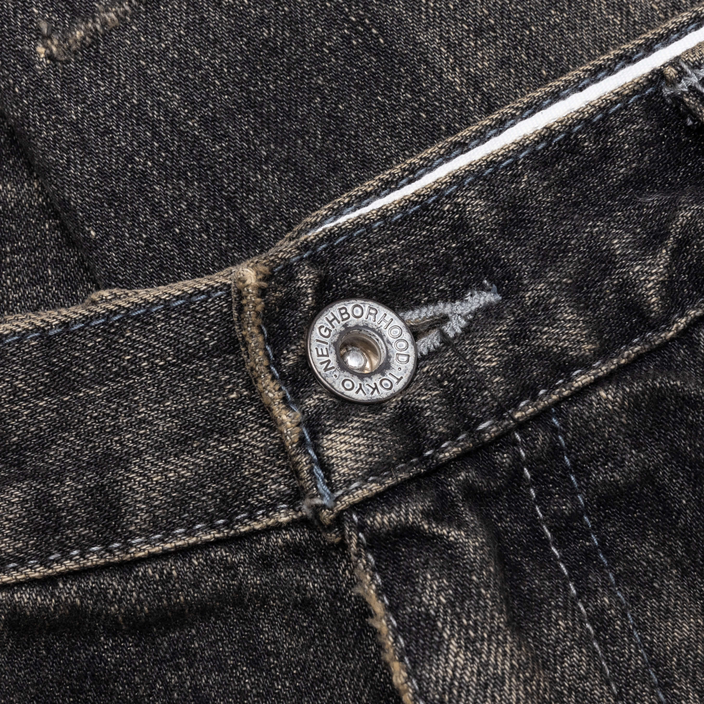 Savage Denim DP Wide Pants Black