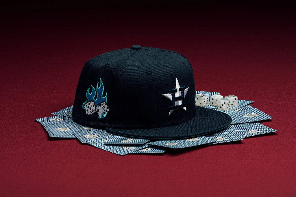 Feature x New Era Flaming Dice 59FIFTY Fitted Houston Astros