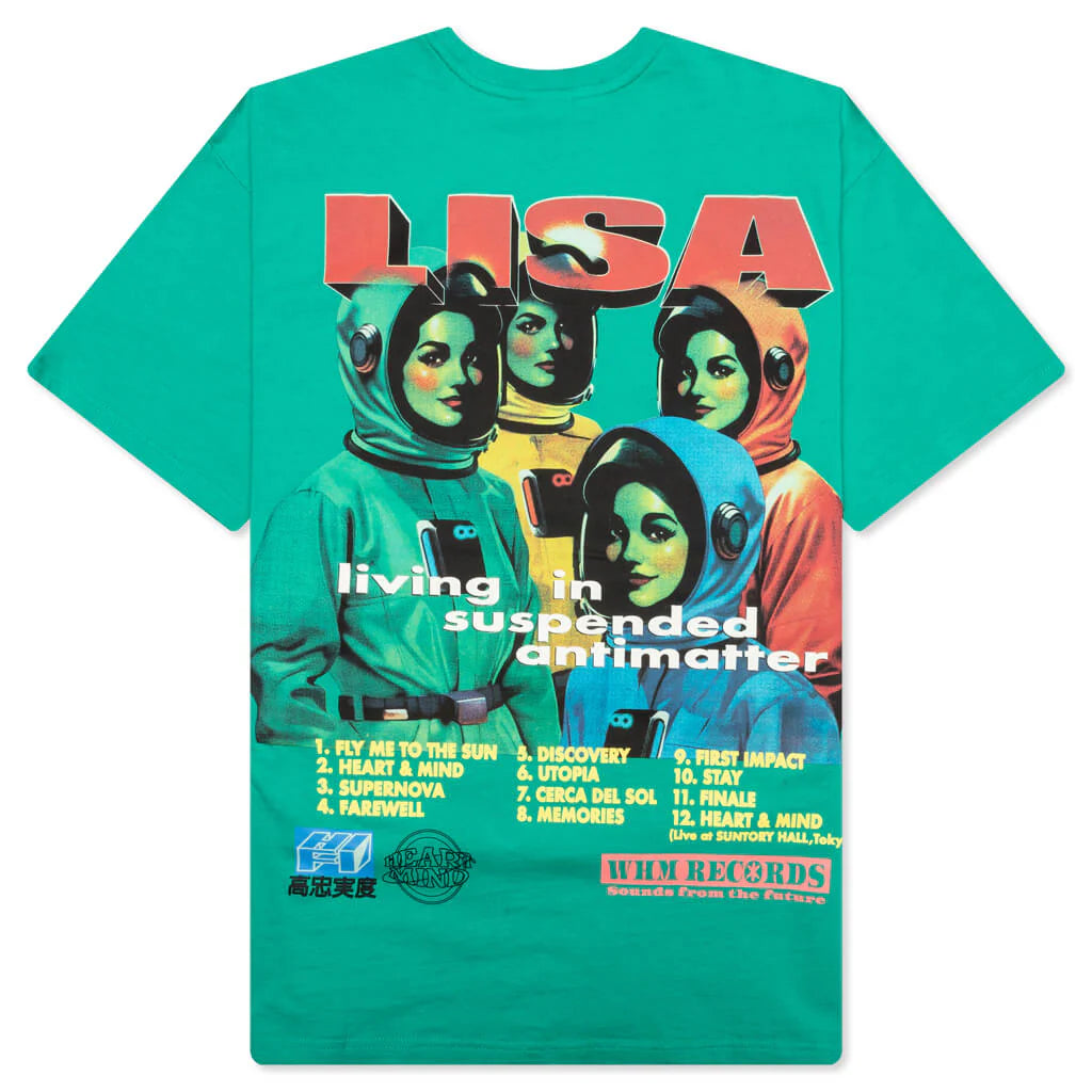 Whim Records S S Tee Sea Green