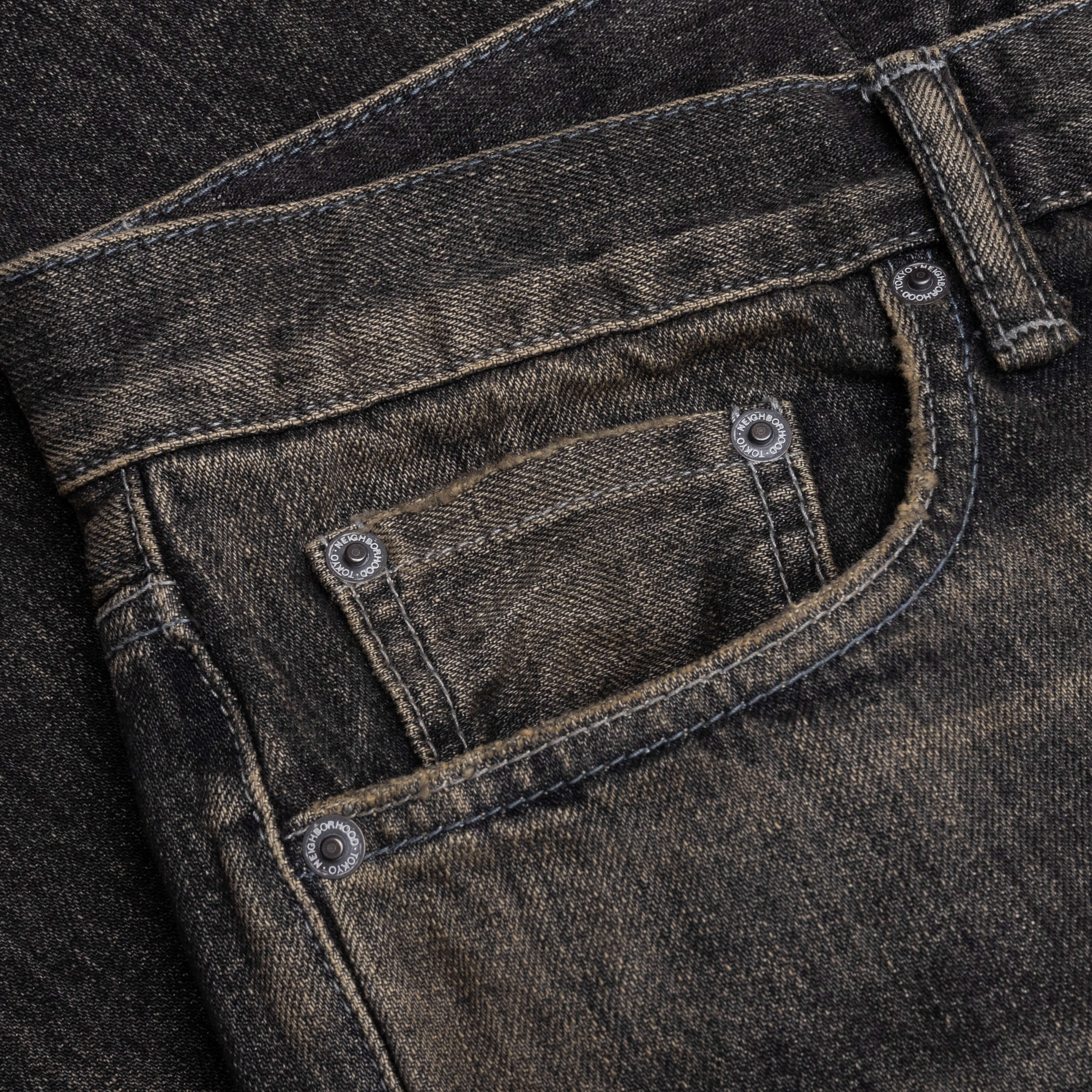 Savage Denim DP Wide Pants Black