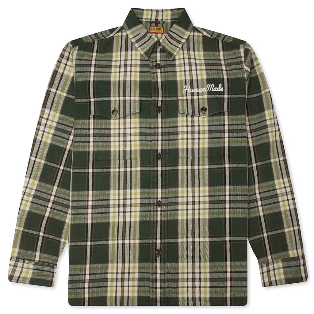 Check Shirt Green