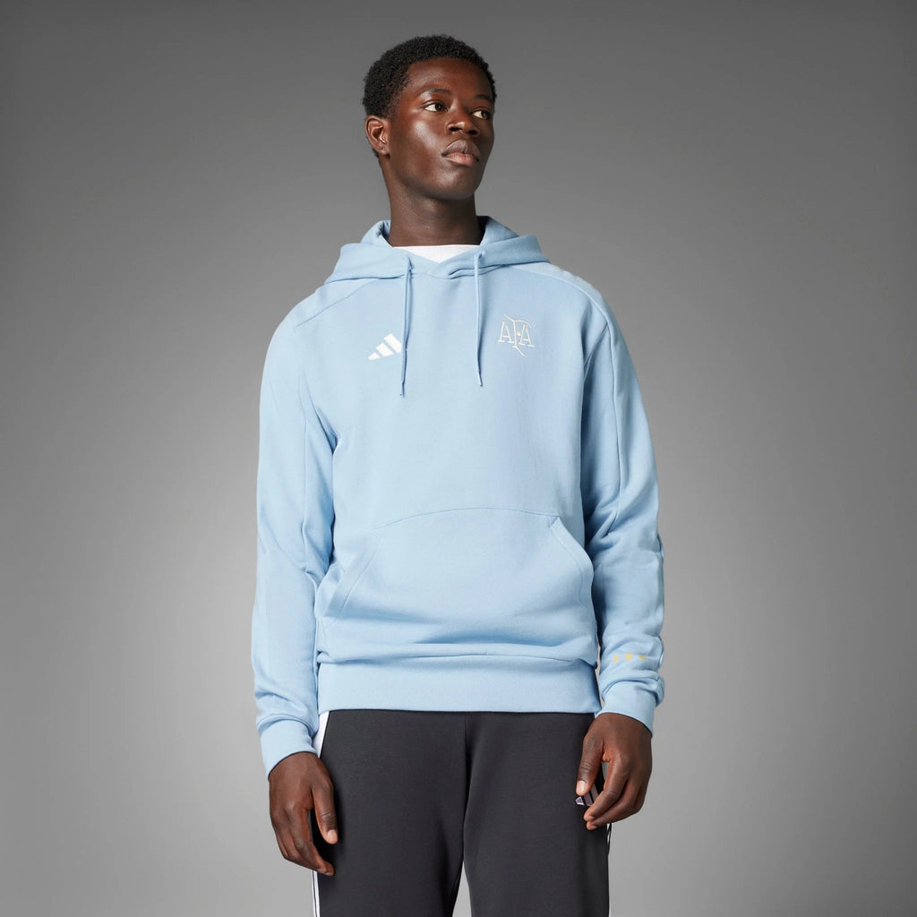 adidas Argentina Anniversary DNA Hoodie Sky White