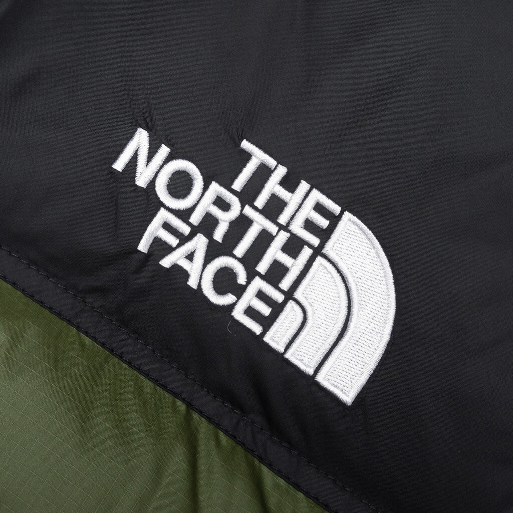 1996 Retro Nuptse Vest Woodland Green