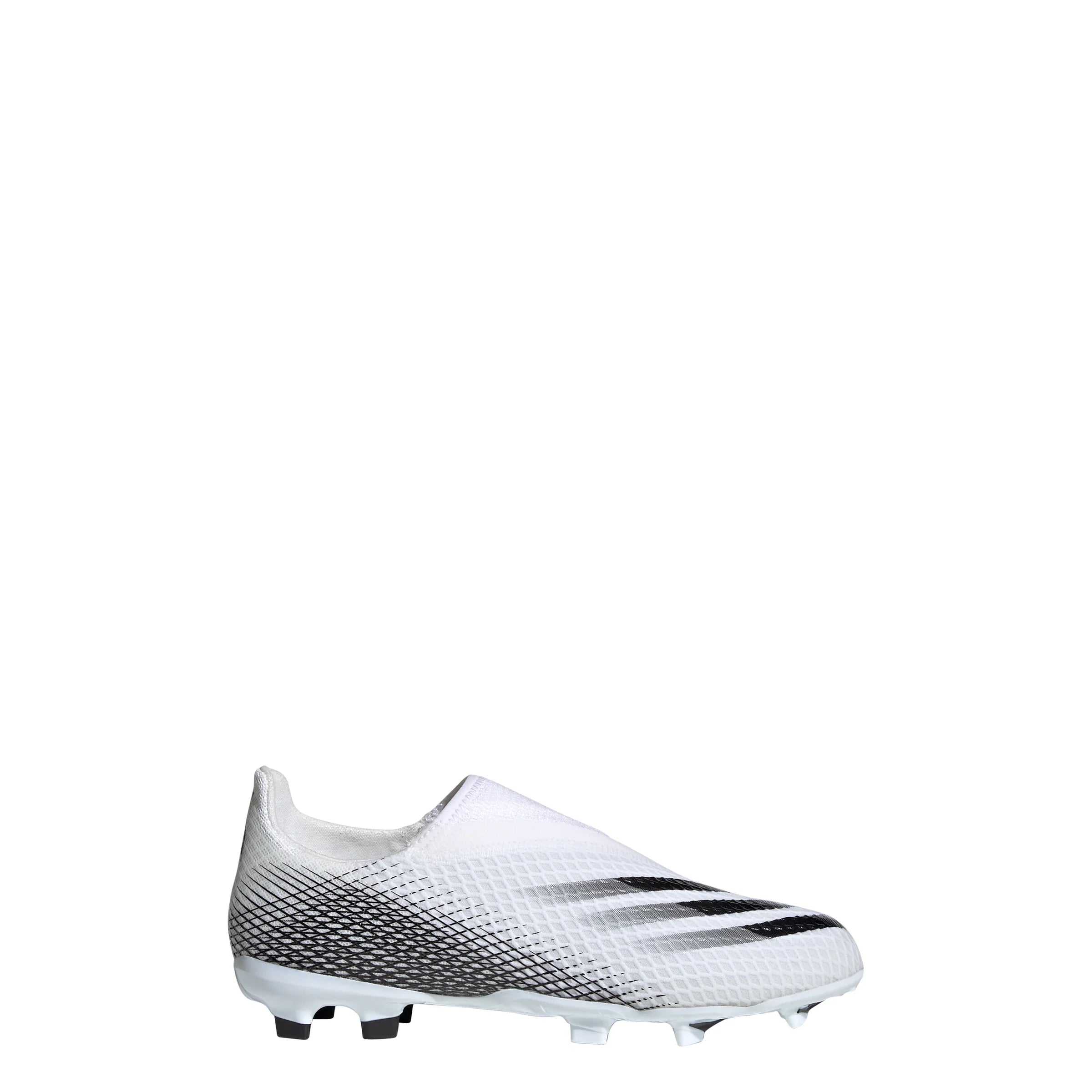 adidas X Ghosted3 Laceless Firm Ground Boots White Blac