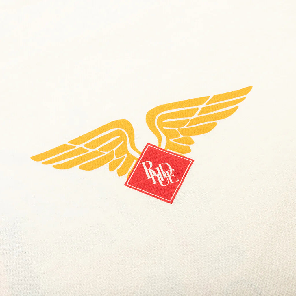 Rhude Worldwide Tee Vintage White