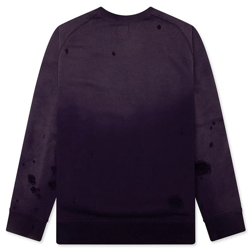 Deconstructed Sweatshirt Purple