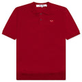 Red Emblem S S Polo Neck Red