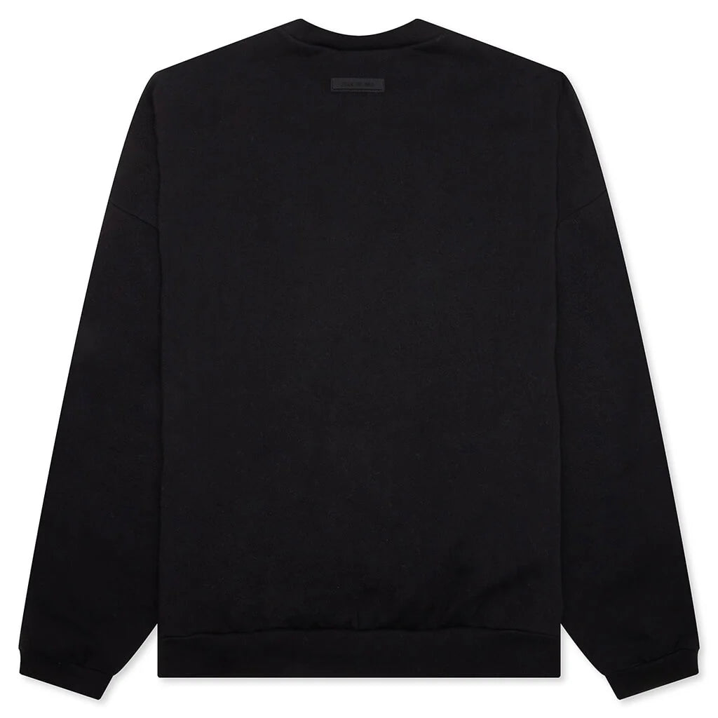 Essentials Crewneck Jet Black