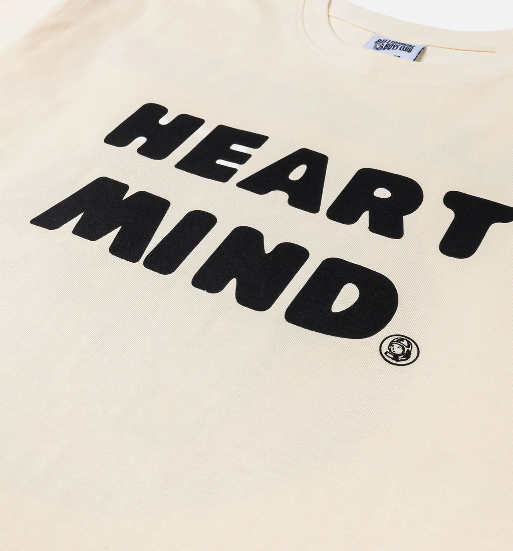 Heart Mind Mens Short Sleeve Shirt Ecru