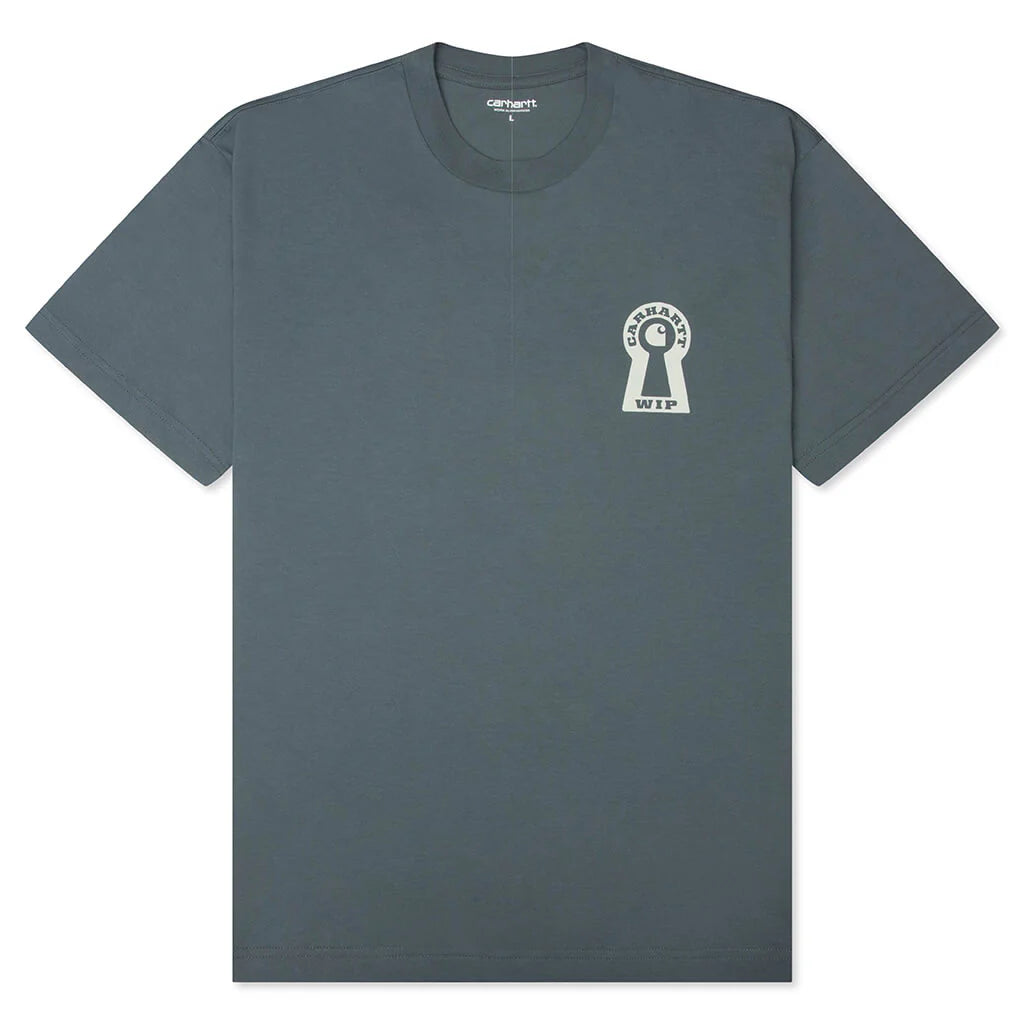 S S Locked T Shirt Cozy Blue