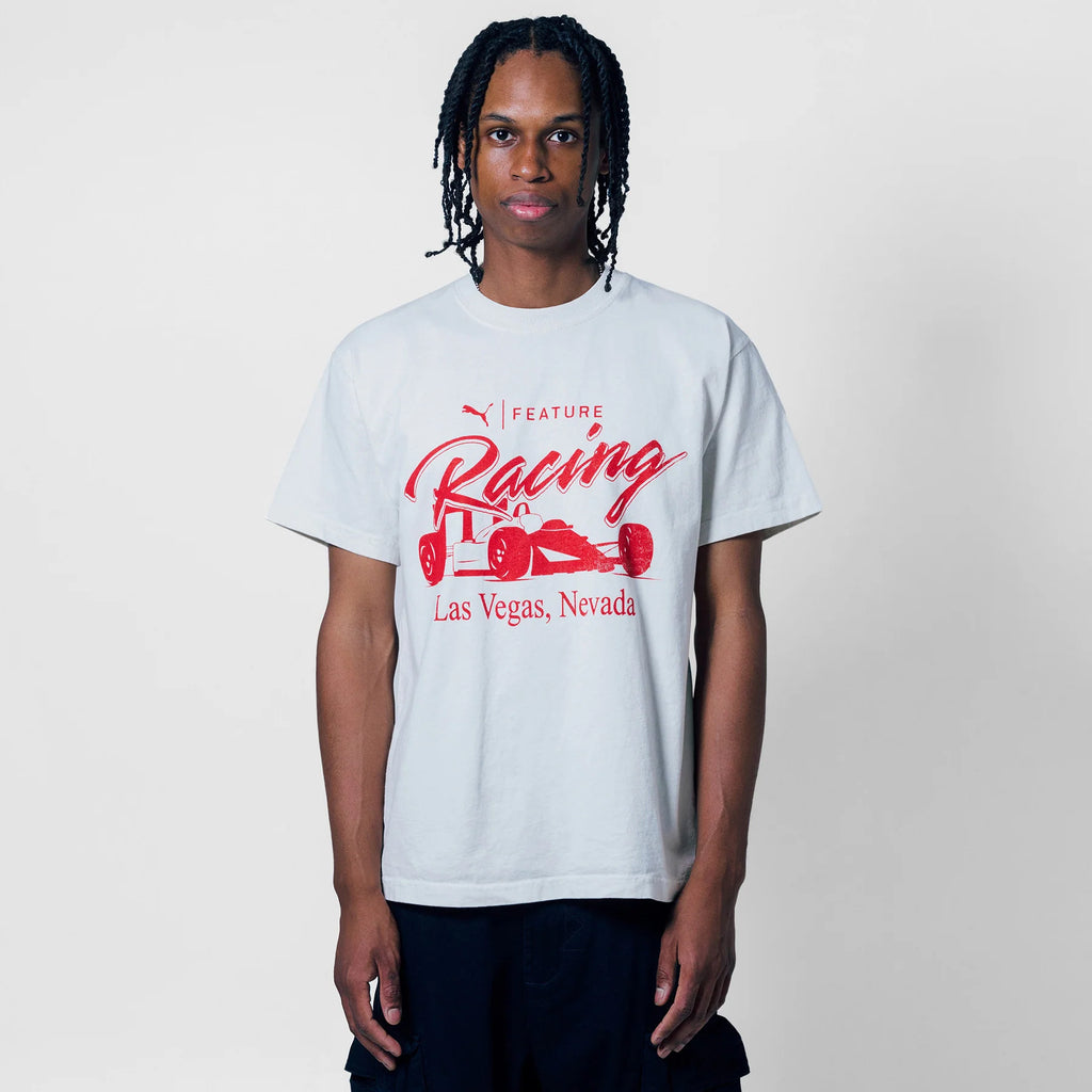 Puma x Feature Racing Tee Cannoli Cream