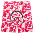 ABC Camo Shark Sweat Shorts Pink