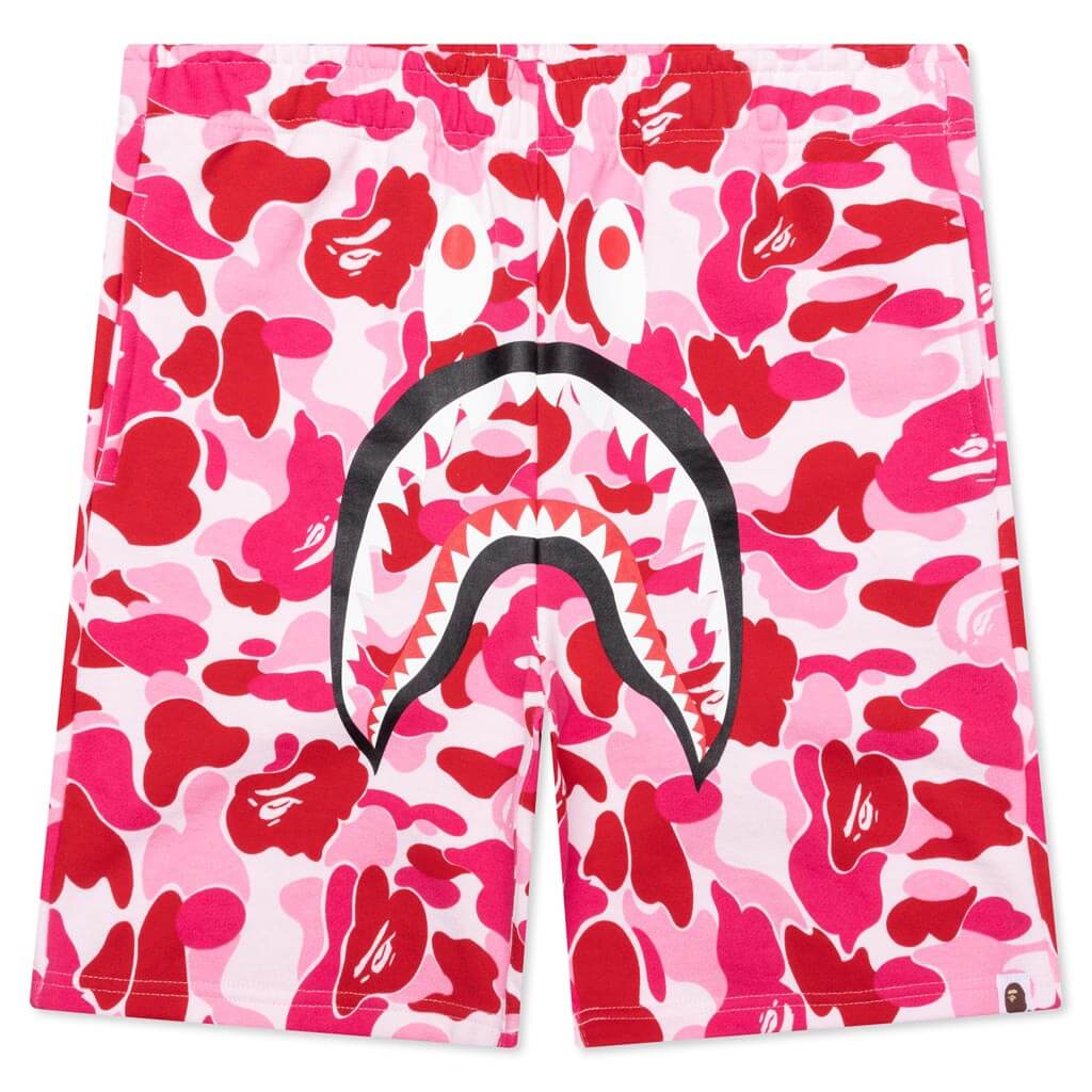 ABC Camo Shark Sweat Shorts Pink