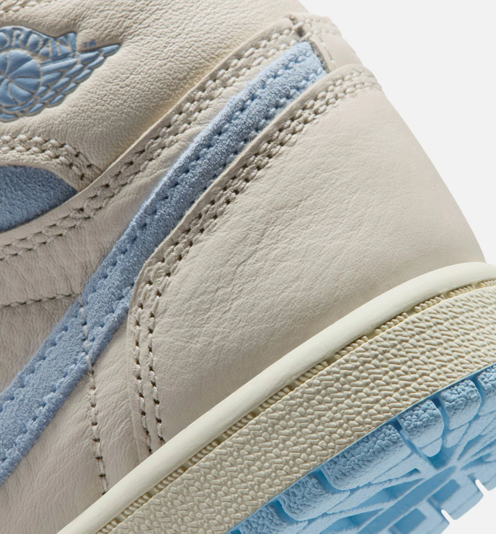 Air Jordan 1 Retro High OG Psychic Blue Preschool Lifestyle Shoe Pale Ivory Psychic Blue Coconut Milk