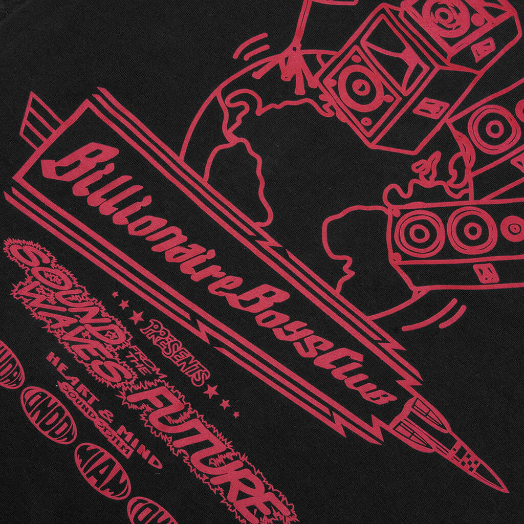 Sound Waves Tee Black
