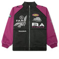 Owl Meets Rat Racing Jacket Purple Pink