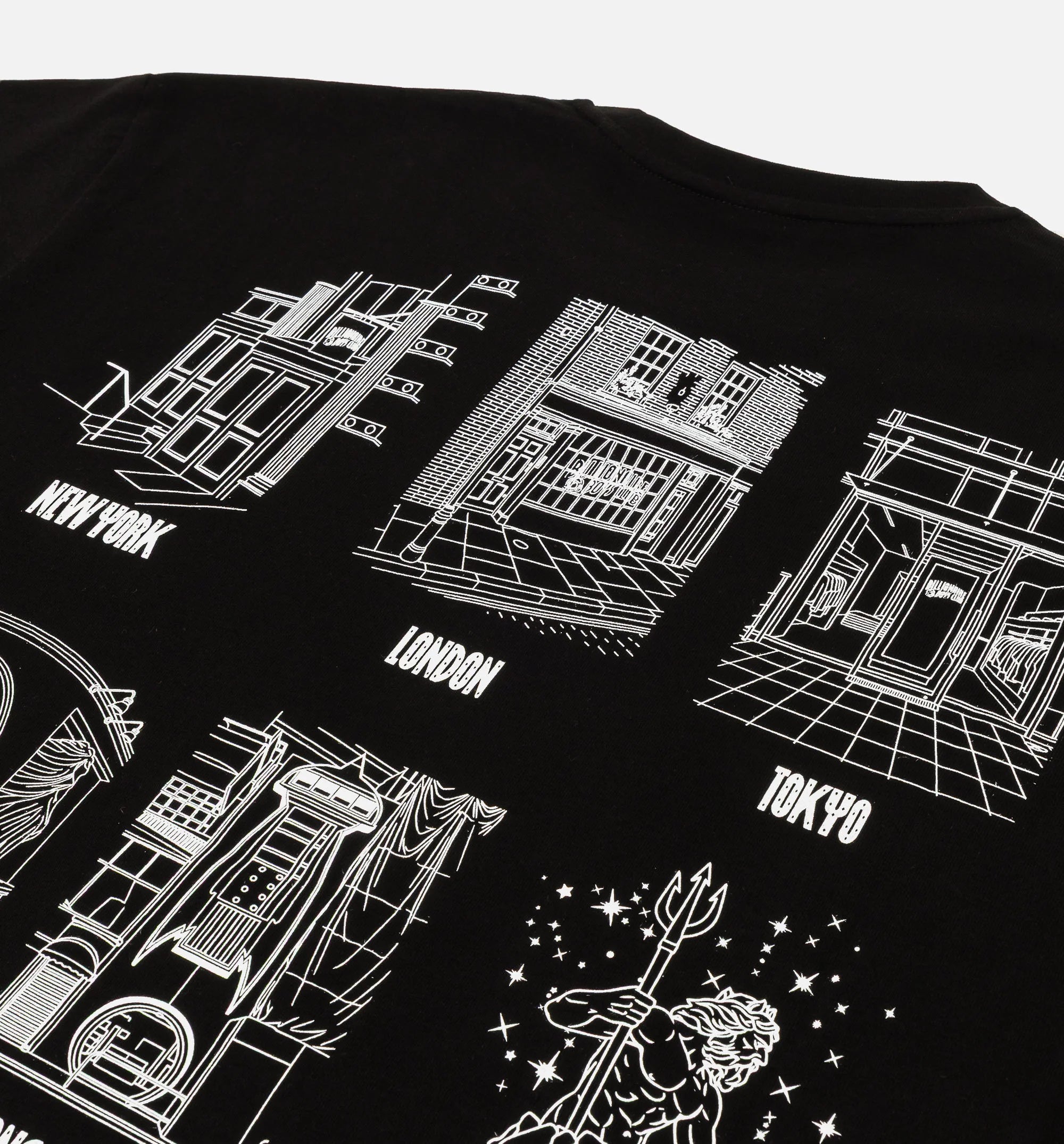 Stores Mens Short Sleeve Shirt Black