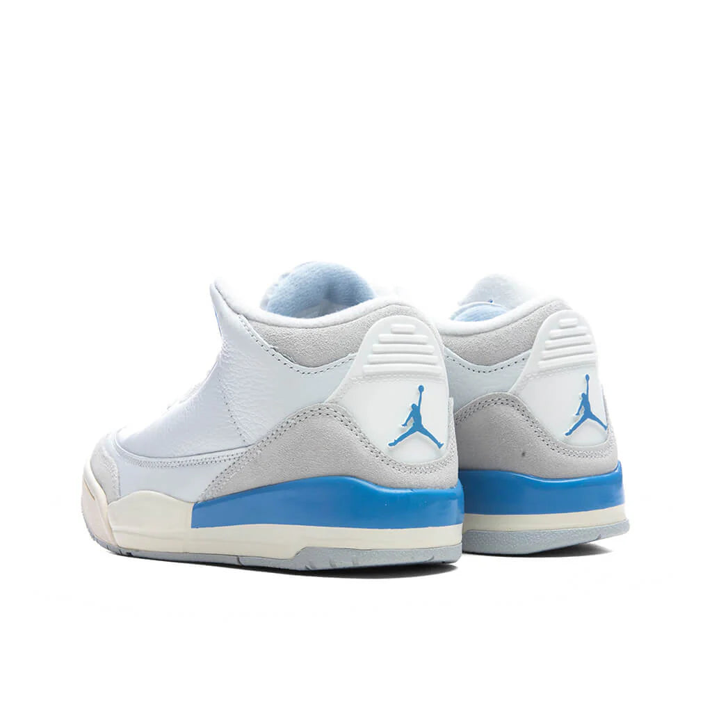 Air Jordan 3 Retro Lucky Shorts PS Summit White Hydrogen Blue Legend Blue