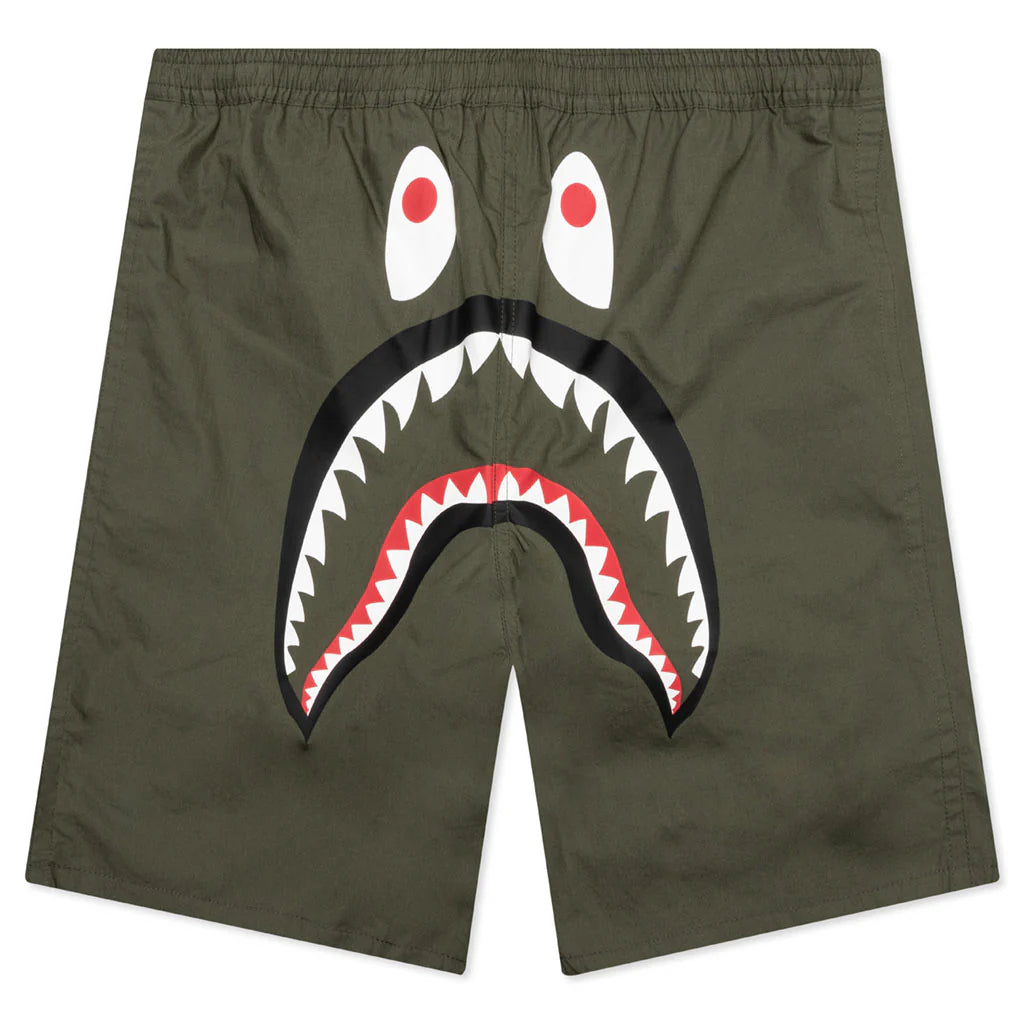 Color Camo Shark Reversible Shorts Navy