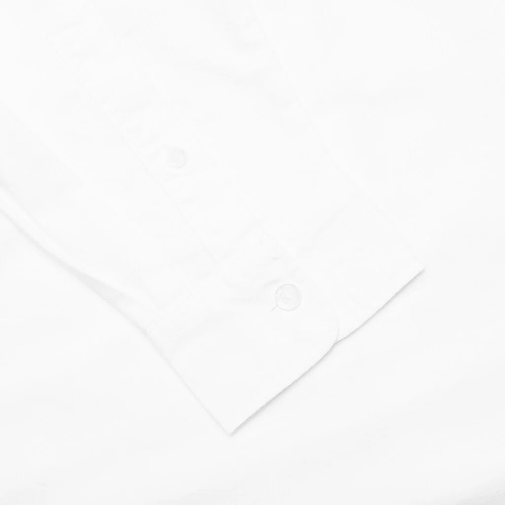 Ape Head One Point Oxford Shirt White