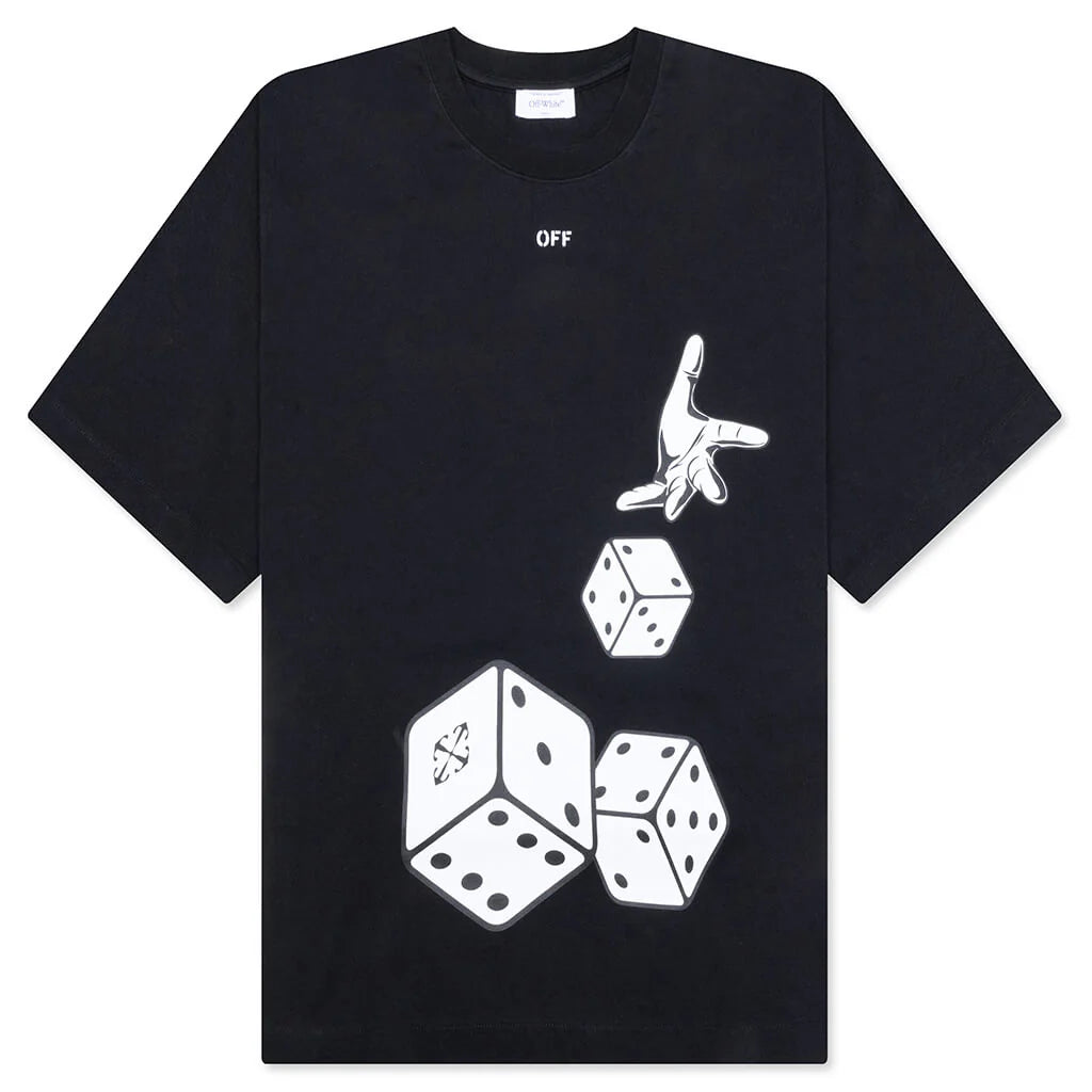 Dices Skate S S Tee Black White