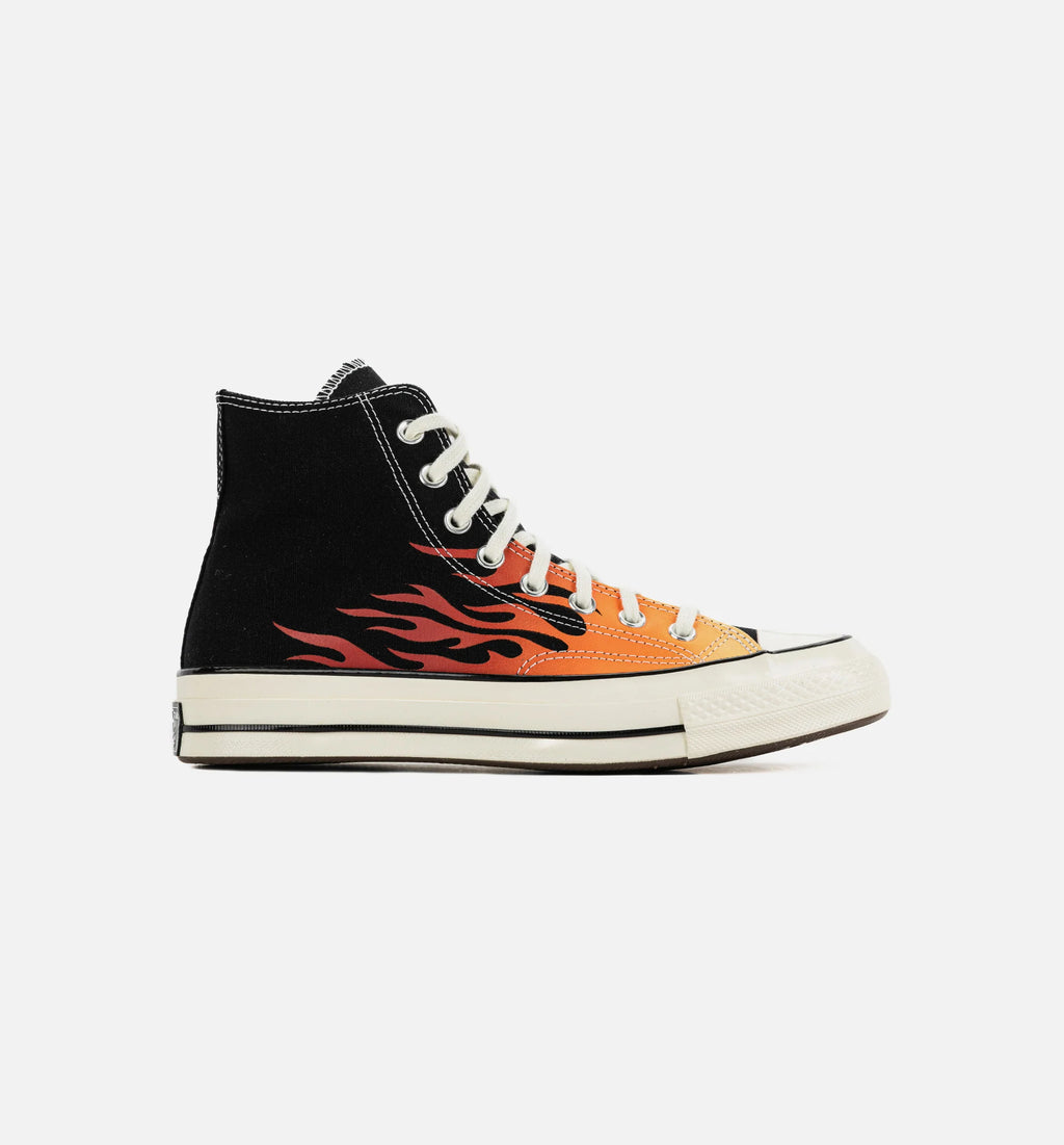 Chuck 70 High Top Fire Mens Lifestyle Shoe Black Red Yellow