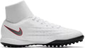 Nike Kids JR ObraX 2 Academy TF Turf Boots White Grey Crimson