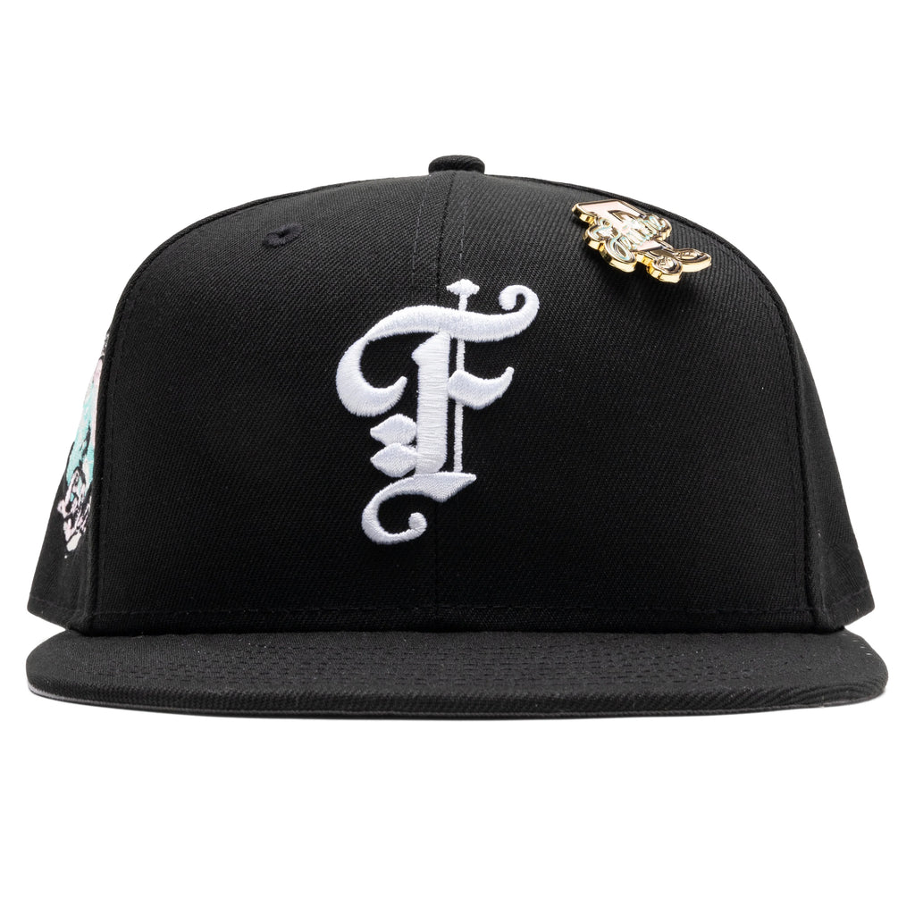 Feature x New Era 59FIFTY Fitted Old English F La Jolla Black White