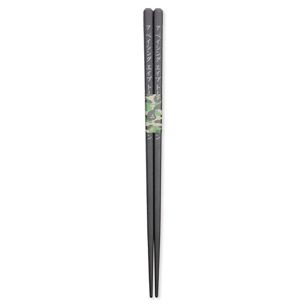 Abc Line Camo Wood Chopsticks Black
