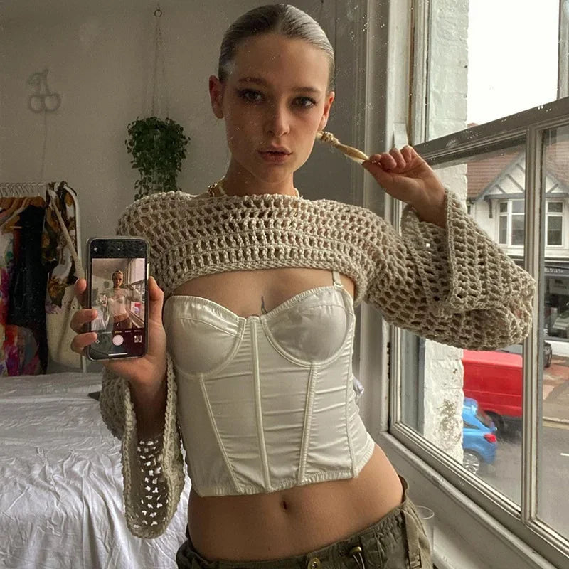 Top Sobreposição Allie