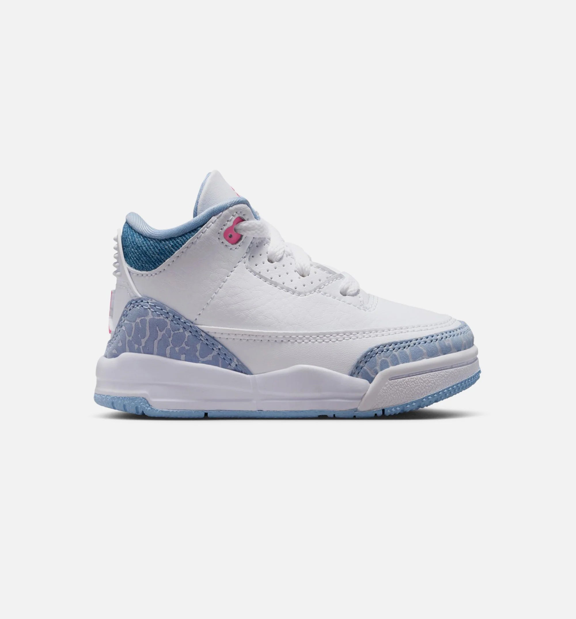 Air Jordan 3 Retro Cobalt Bliss Infant Toddler Lifestyle Shoe White Cobalt Bliss Football Grey Pink Glow