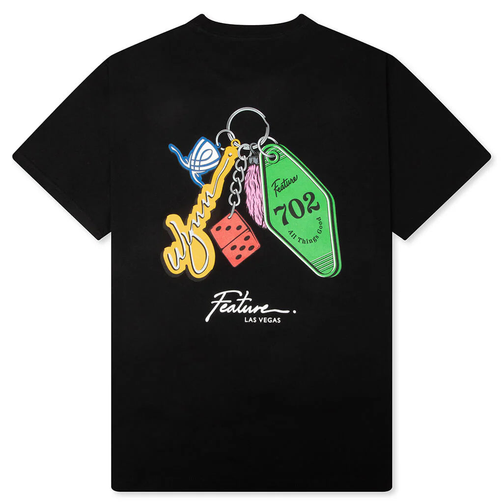 FEATURE x Wynn Keys to the Strip Tee Black