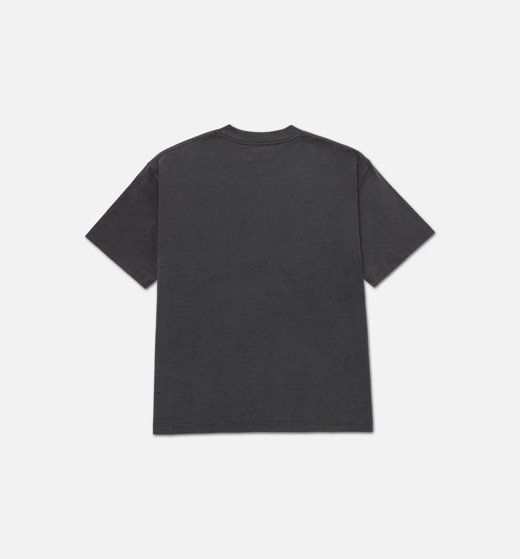 Honor Club Mens Short Sleeve Shirt Grey Orange