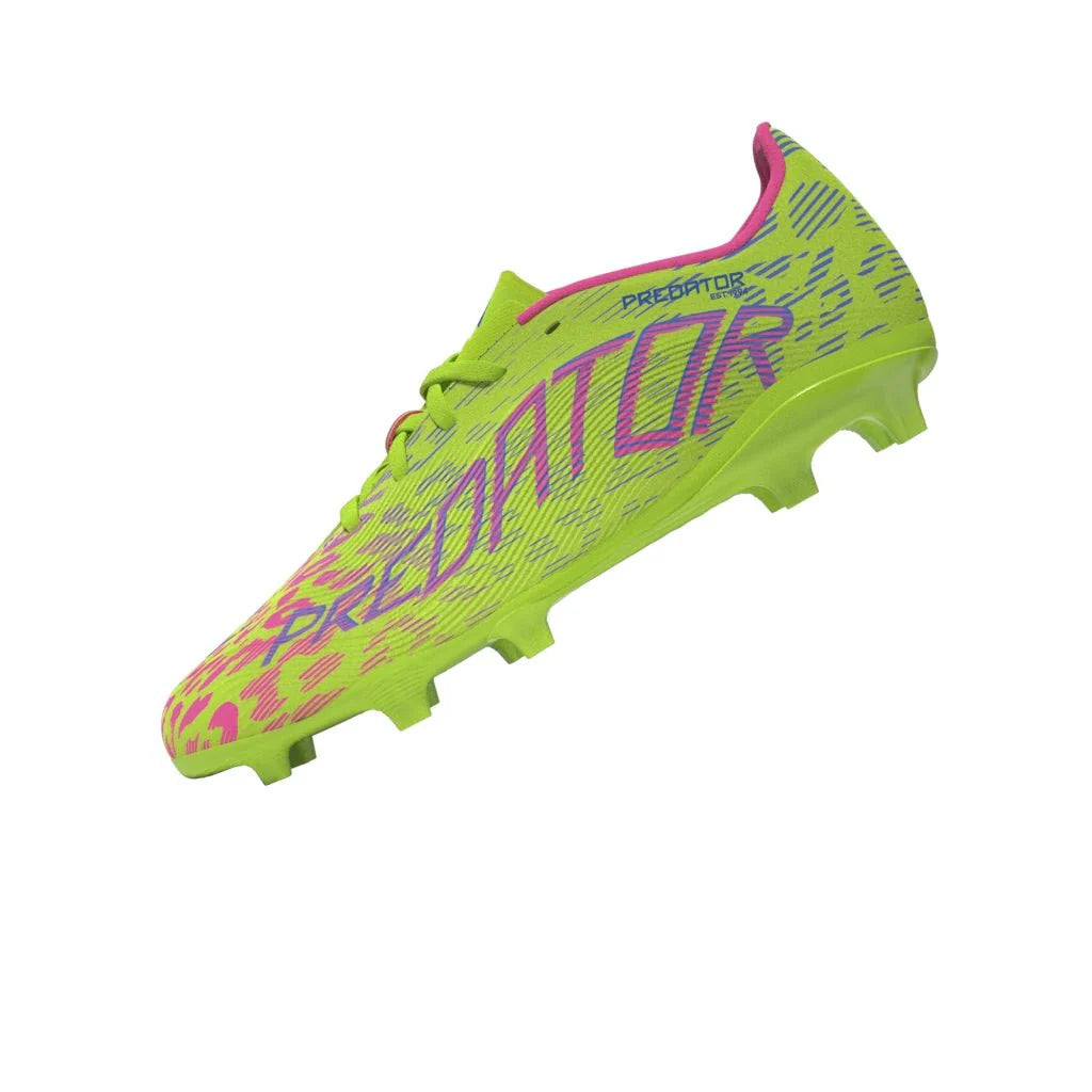 adidas Predator League Firm Multi Ground Boots Junior Lemon Blue