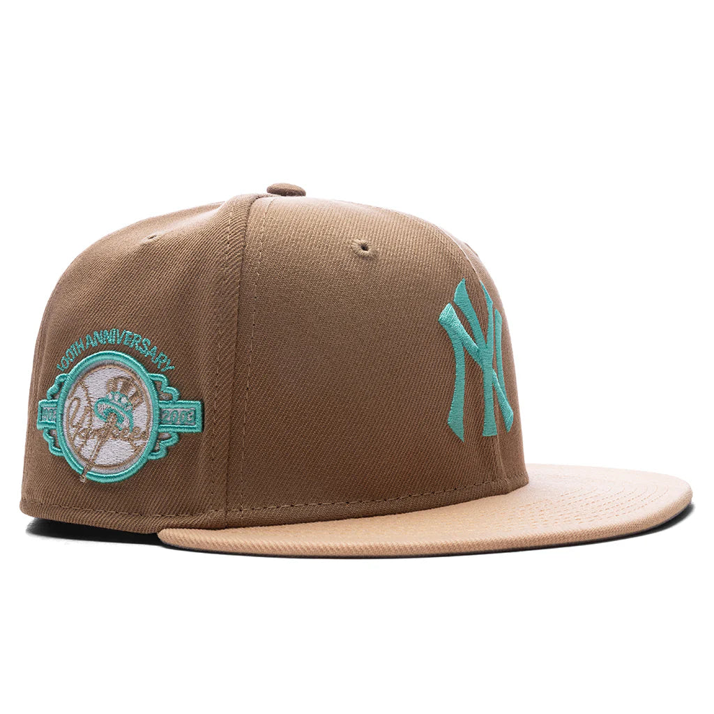 FEATURE x New Era 59FIFTY Fitted NY Yankees 100th Anniversary Khaki Pecan
