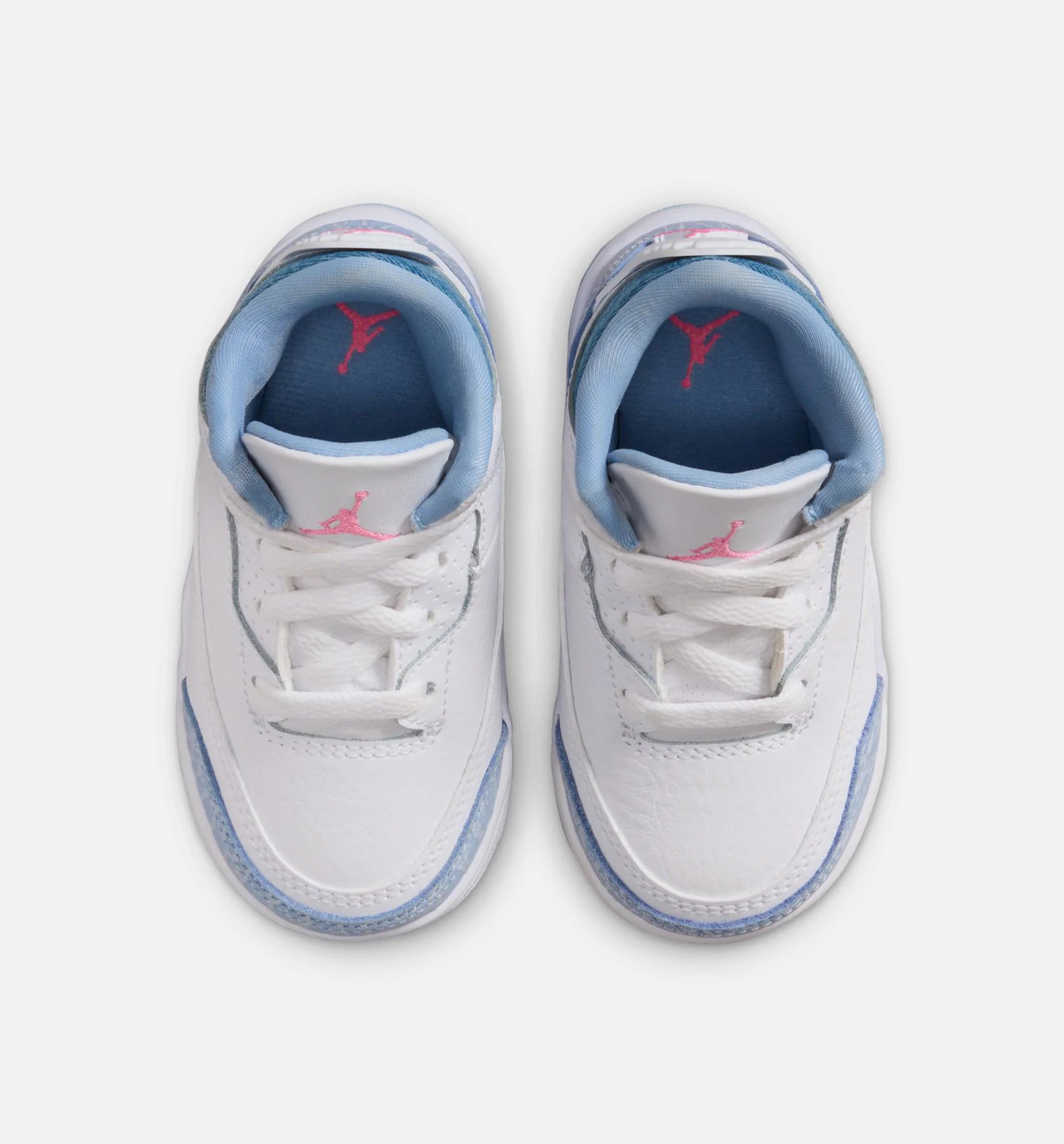 Air Jordan 3 Retro Cobalt Bliss Infant Toddler Lifestyle Shoe White Cobalt Bliss Football Grey Pink Glow
