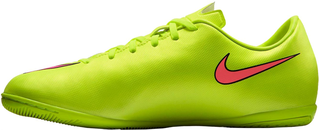 Nike JR Mercurial Victory V IC Youth Indoor Soccer Shoes Volt Black Pink
