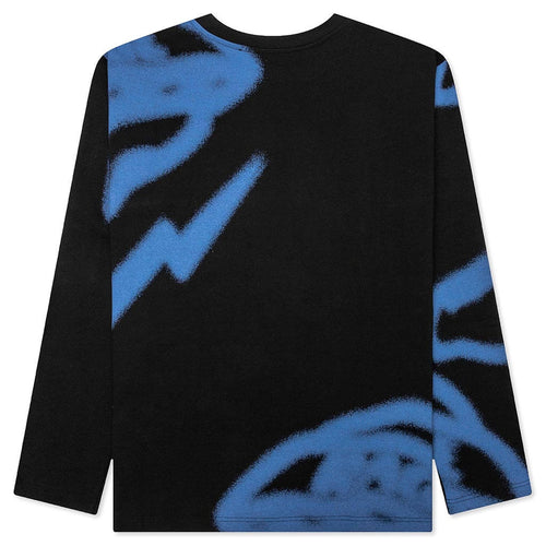 Oversized L S T Shirt Black