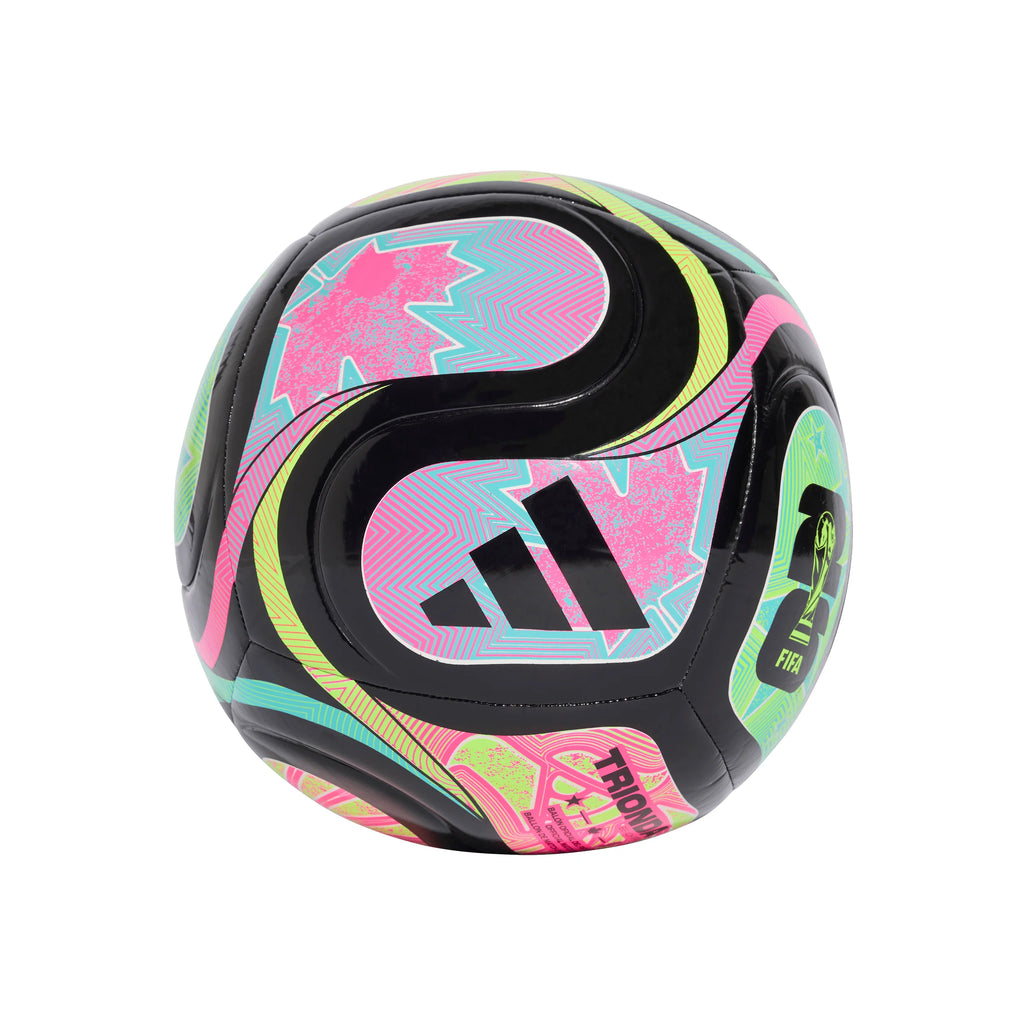 adidas World Cup 26 Trionda Pro Beach Soccer Ball Black Pink Lemon