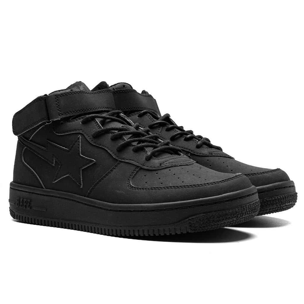 Bape STA Mid Black Suede Black