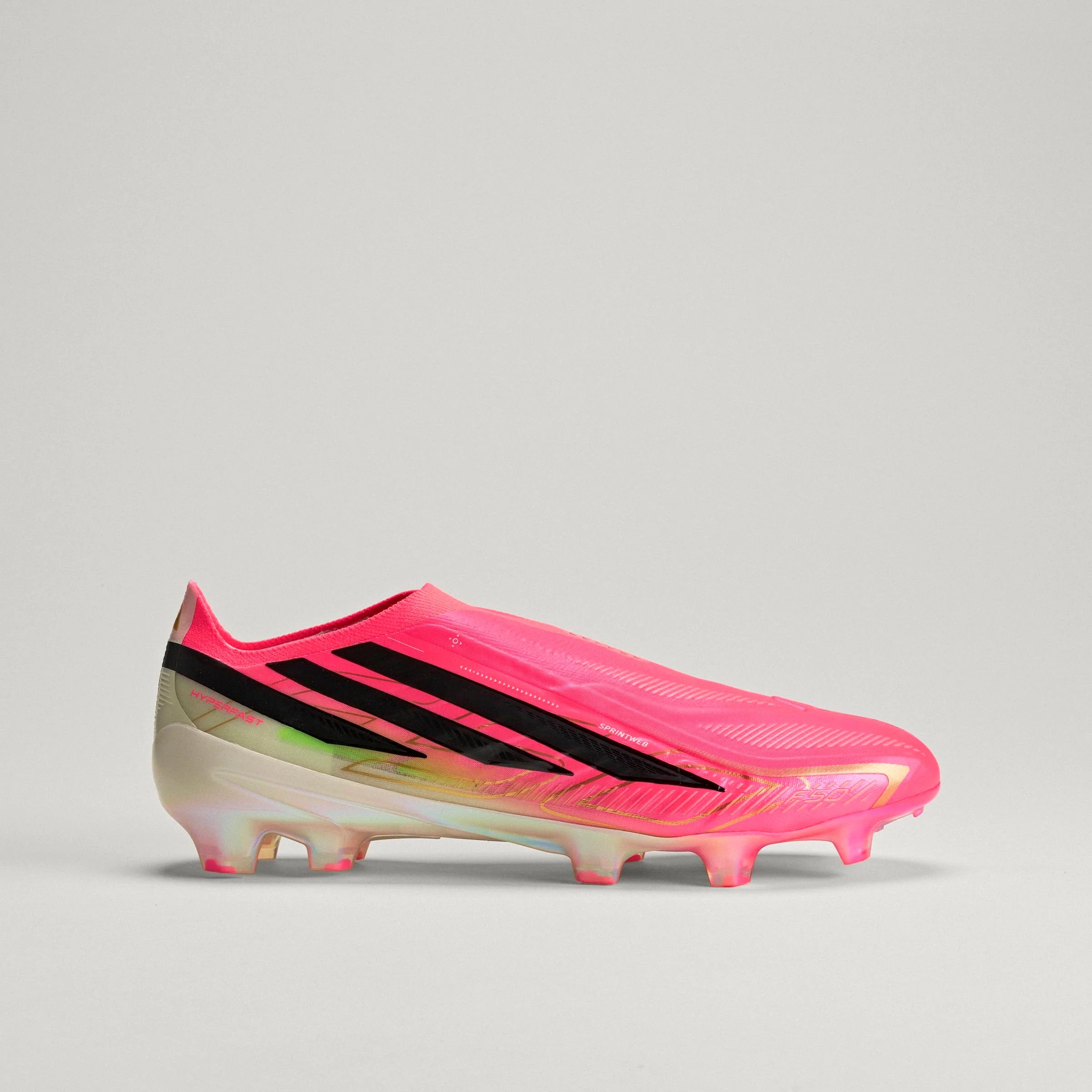 adidas F50 Hyperfast Elite Laceless Firm Ground Mens Soccer Cleats Turquesa Black Gold
