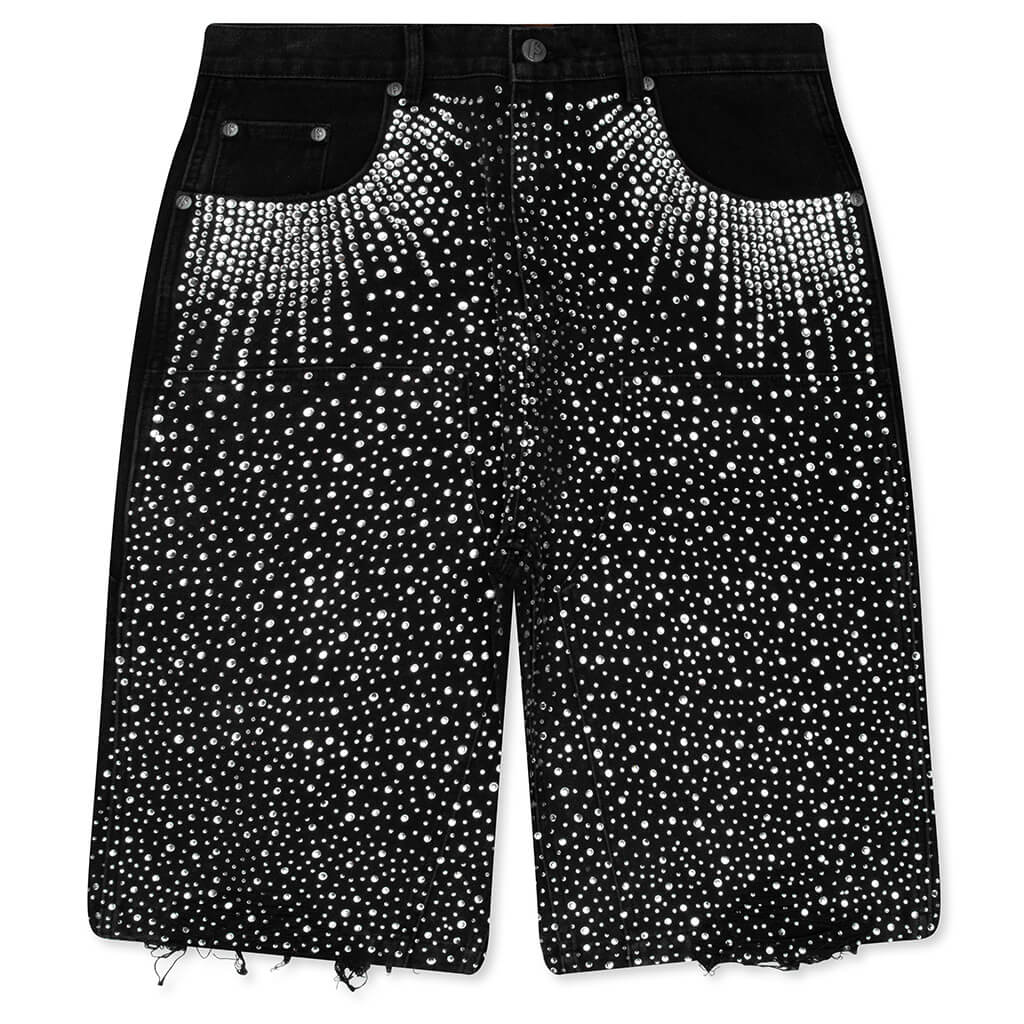 20K Diamond Jorts Black