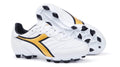 Diadora Brasil R LPU Youth Firm Ground Soccer Cleats White Gold