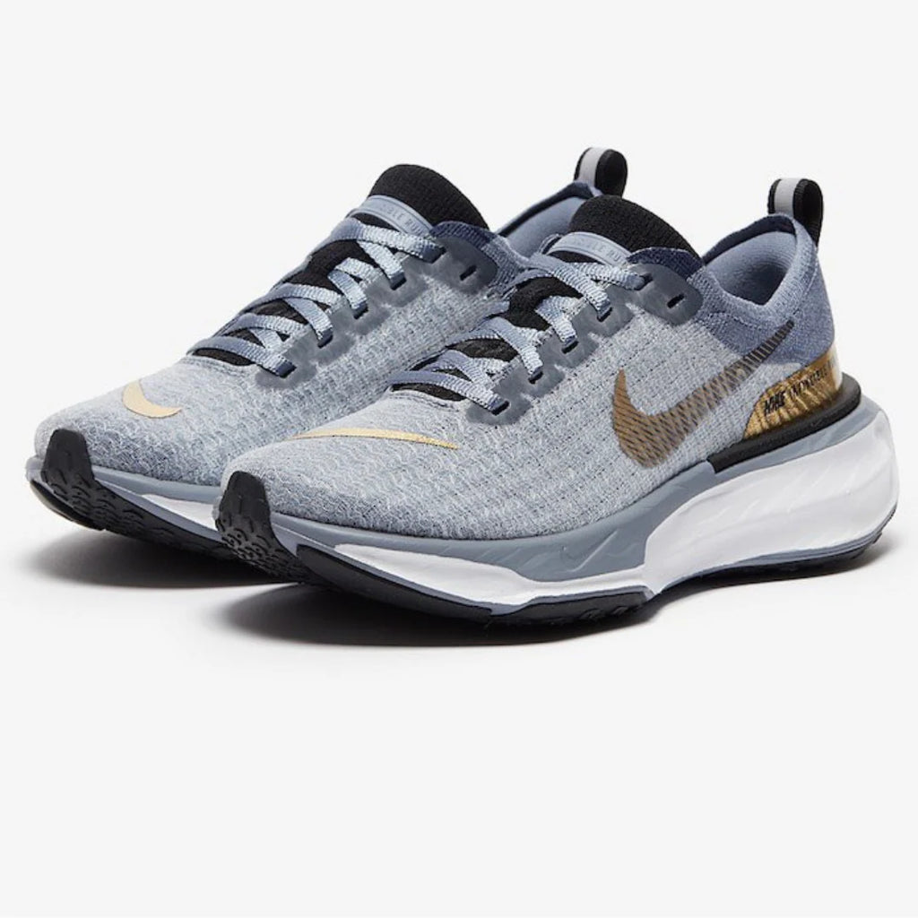 Nike Invincible Run 3 Azul Dourado