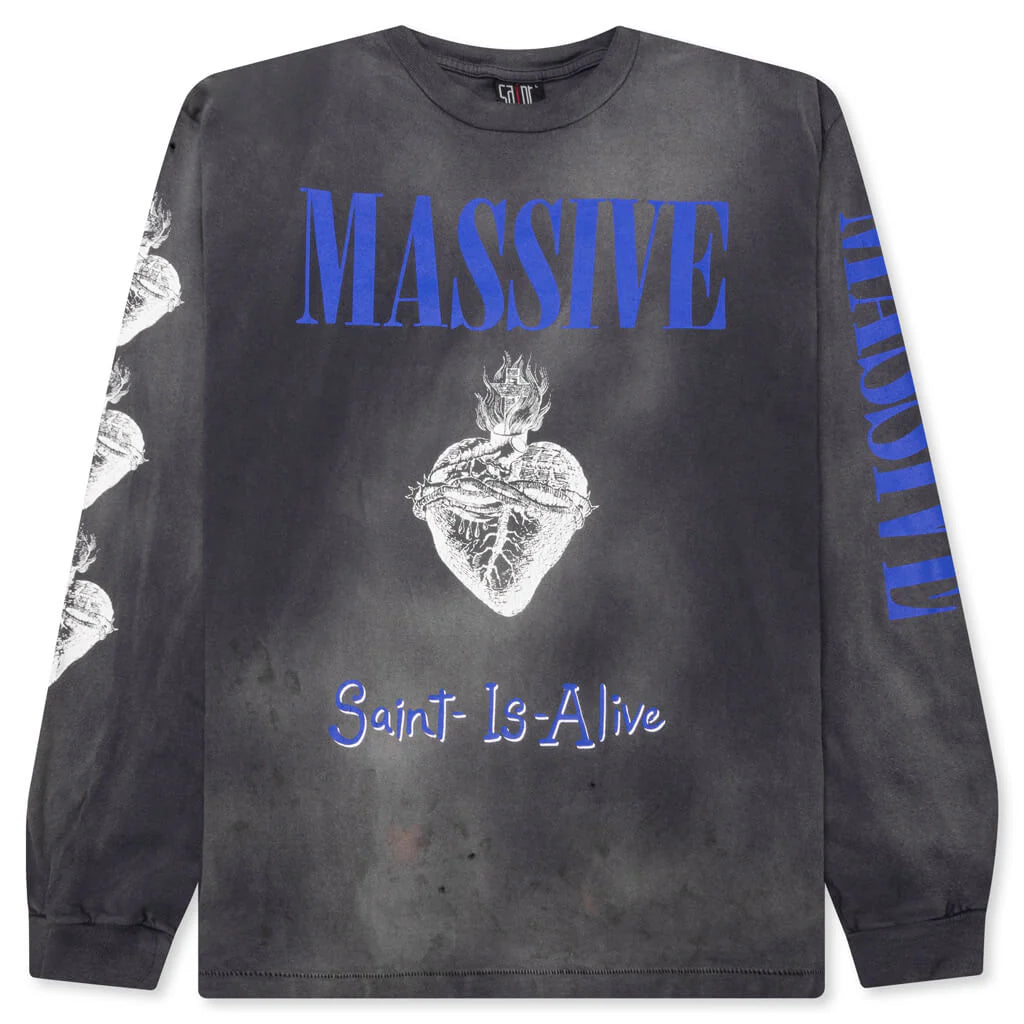 Massive L S Tee Black